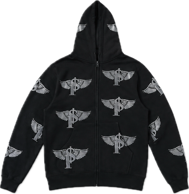 Rhinestone Hoodie